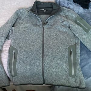 Green/Grey zip up